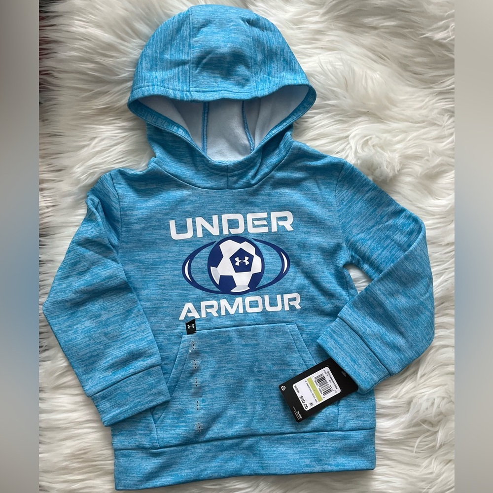 NWT Under Armour Hoodie Blue Soccer 4